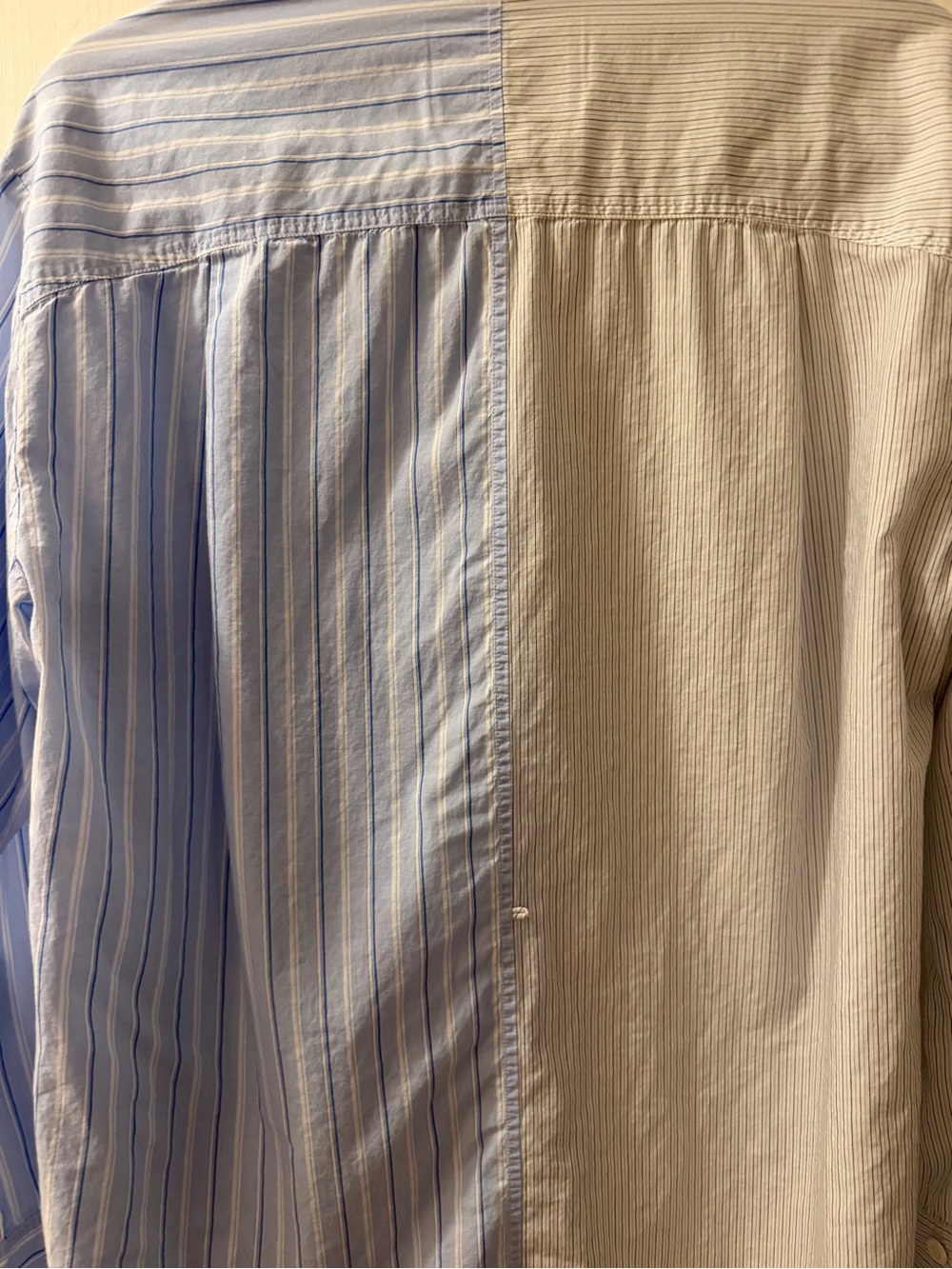 FRAME Le Mix Oversized Cotton Shirt - Picture 14 of 15